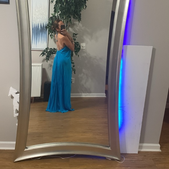 Aqua Maxi Gown – Colors of Fashion, NWT - Picture 14 of 15